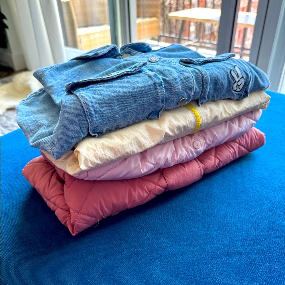 Zara set of outdoor jackets for 3/4 years old toddler.